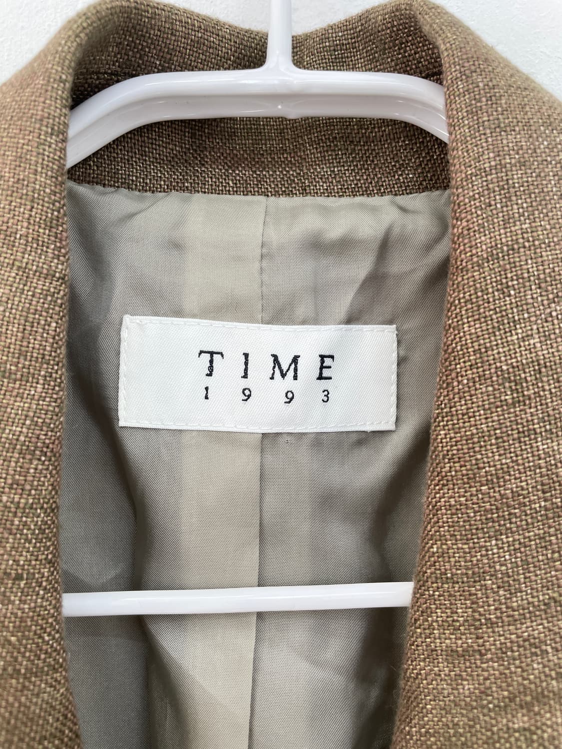 타임(TIME) 린넨 100% 테일러드 싱글 자켓 상품이미지6