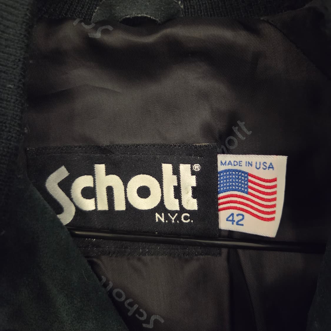 schott 스웨이드 자켓 레더 자켓 42 사이즈 상품이미지3