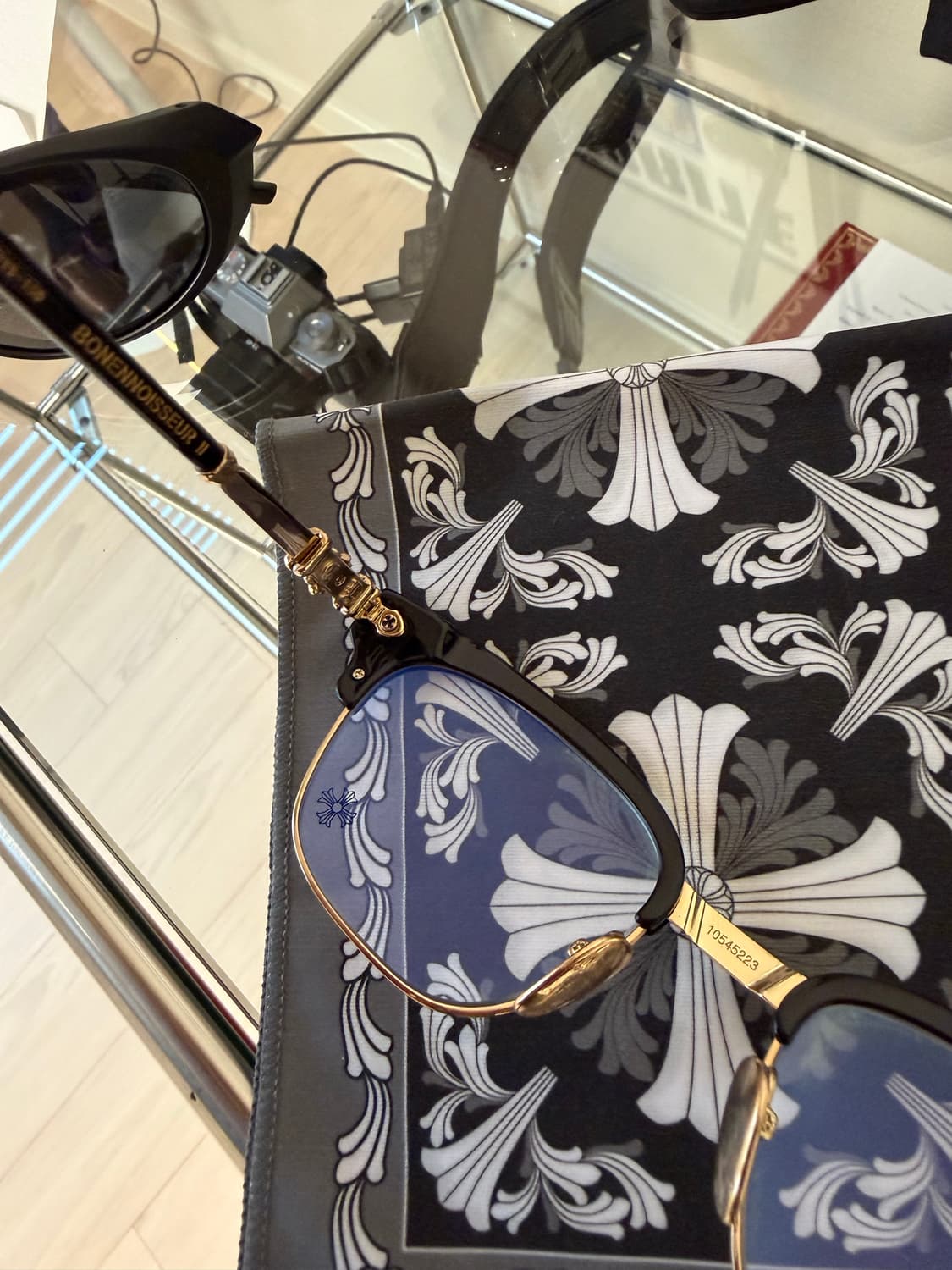 크롬하츠 보넨노이슈어 II 블랙/골드 안경 상품이미지4