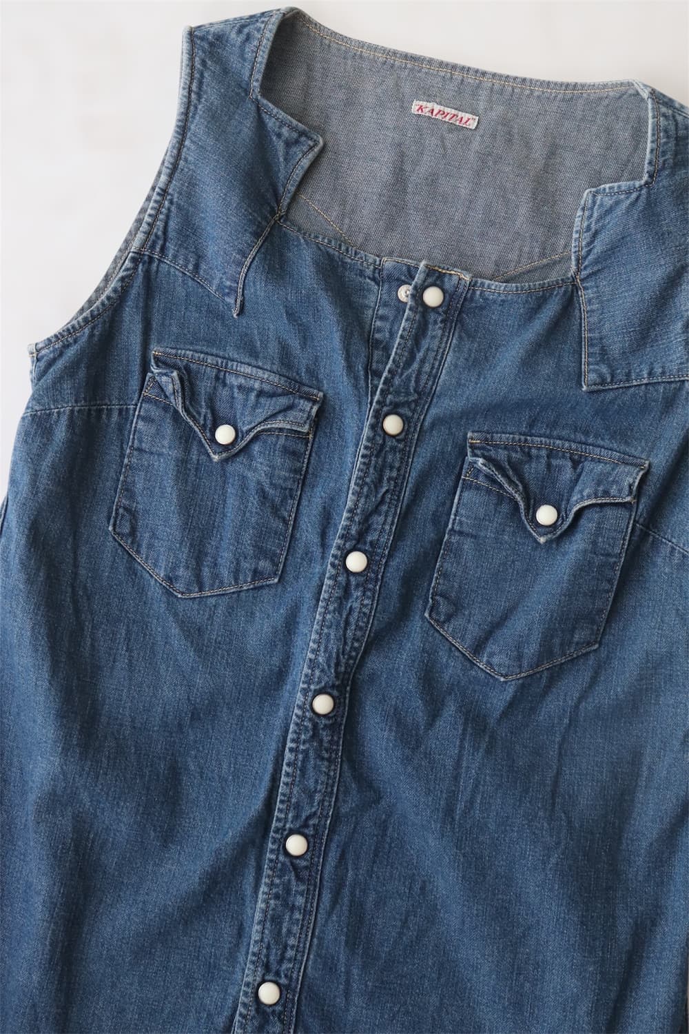 [Kapital] Western Denim Tunic Vest 상품이미지6