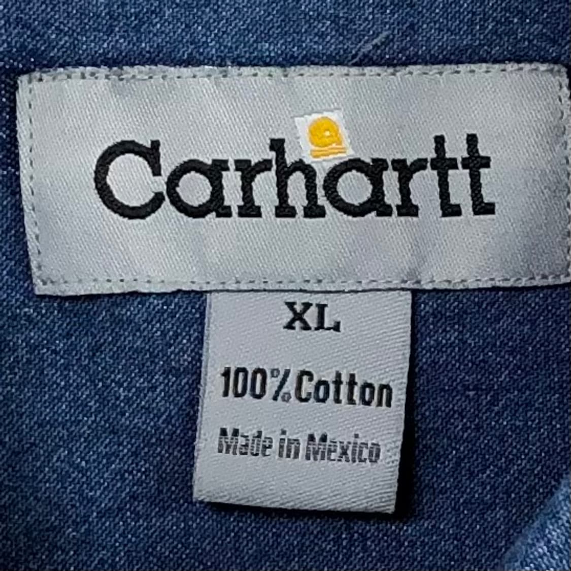 Xxl 칼하트 데님 셔츠 상품이미지3