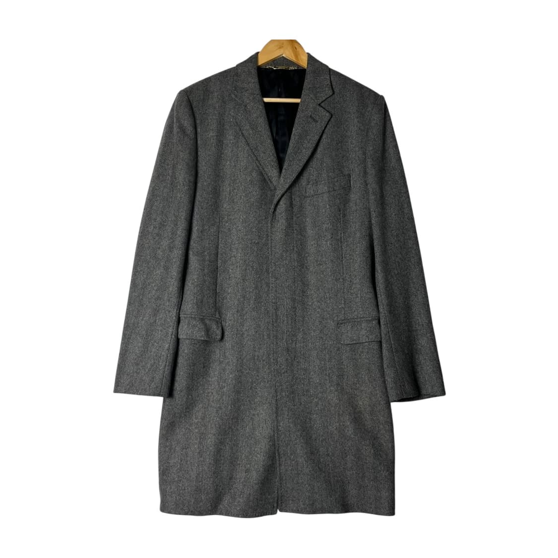 [DOLCE & GABBANA] 돌체앤가바나 헤링본 더블 롱 코트 상품이미지1