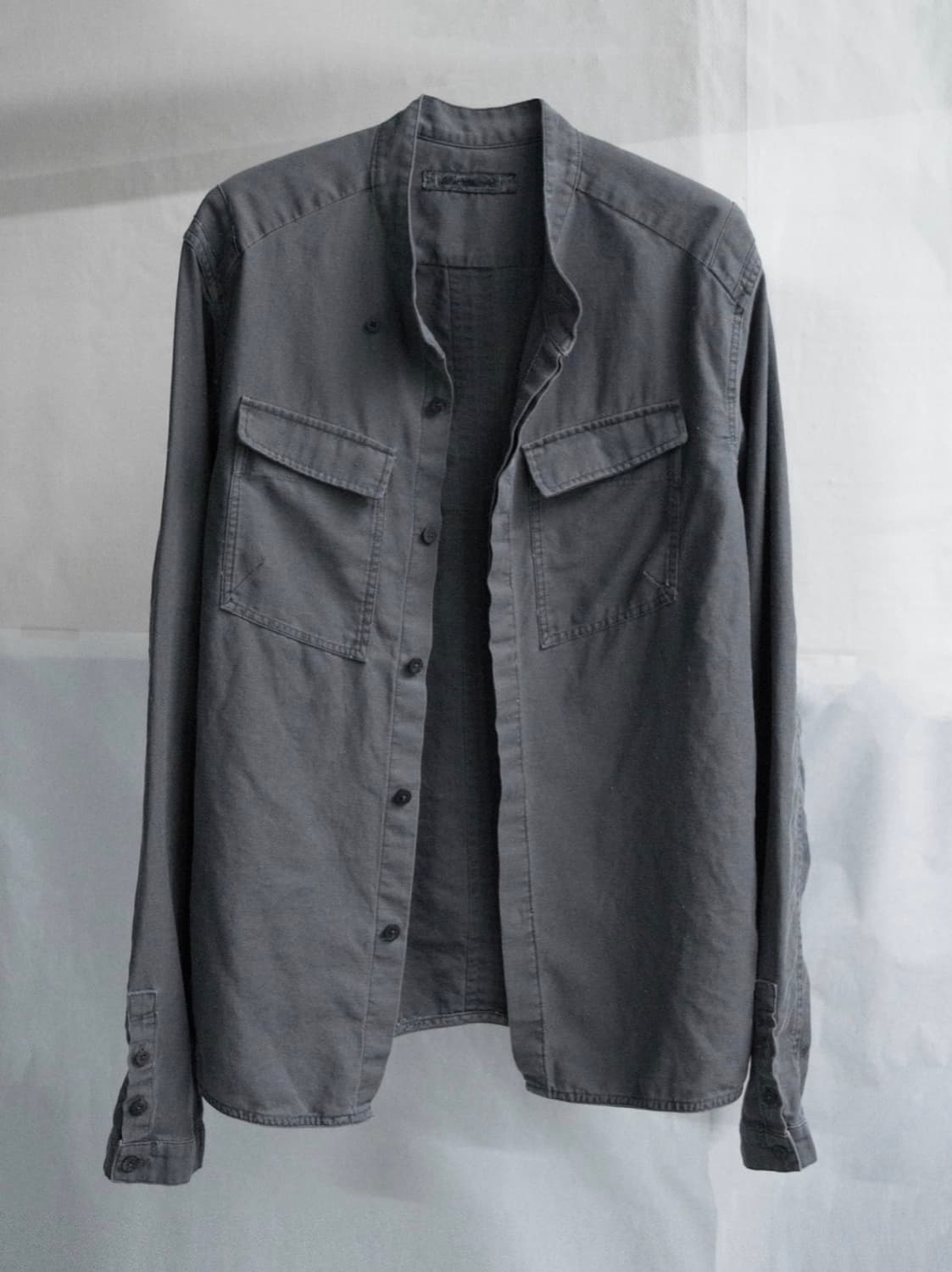 블랙멀(blackmerle) 필드셔츠 엑소 그레이 (s) 상품이미지3