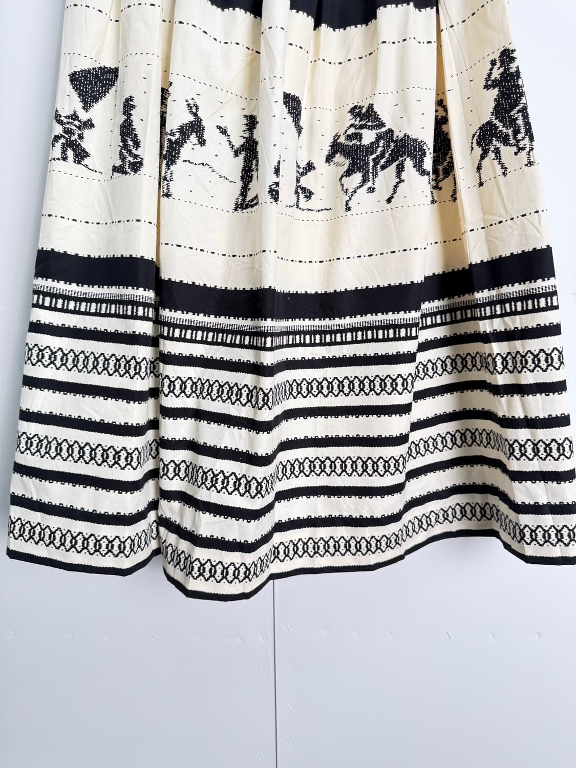 빈티지 에스닉 프린트 스커트 상품이미지3