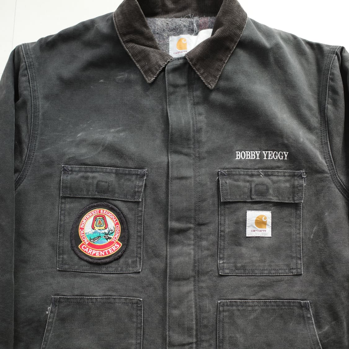 90s 칼하트 C04 BLK 초어 자켓 MADE IN USA 상품이미지2