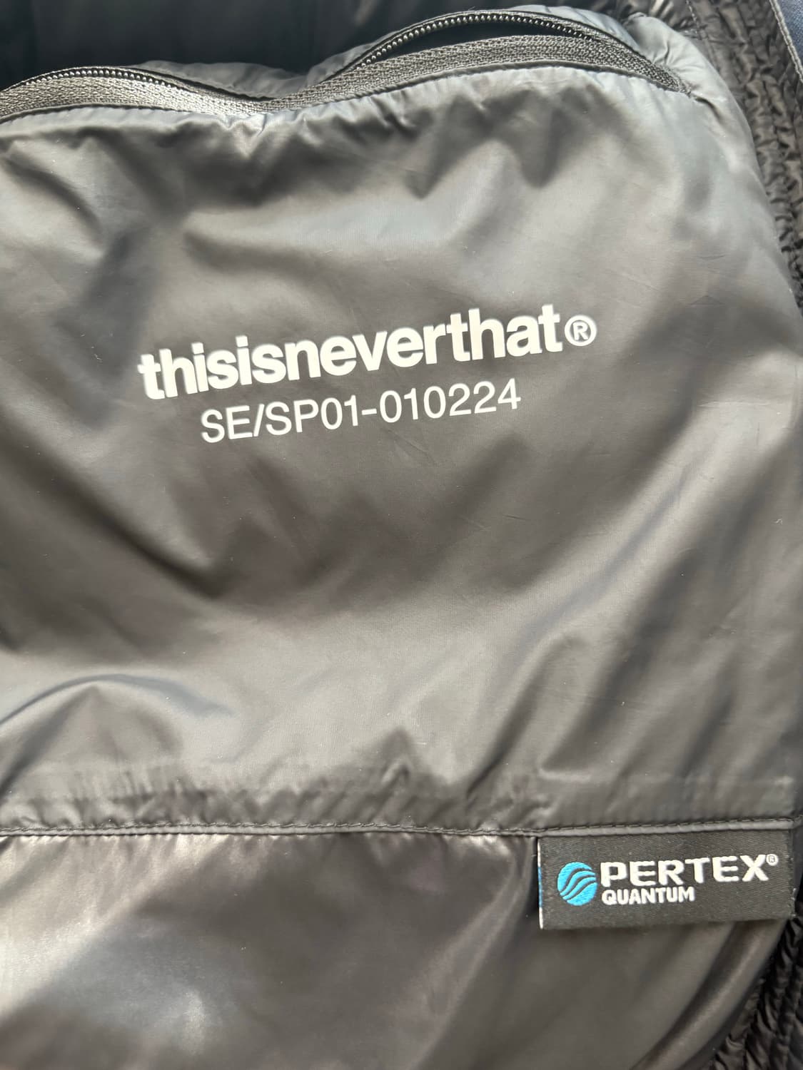 디스이스네버댓 PERTEX T DownJacket(Black) L 사이즈 상품이미지3