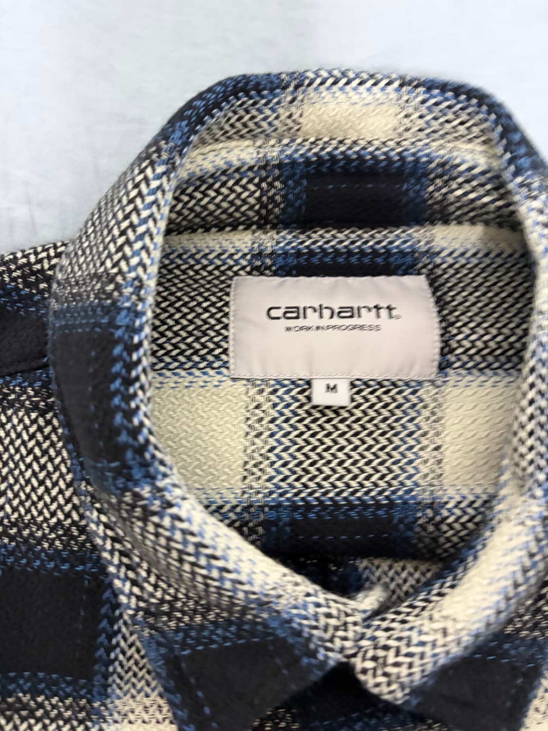 칼하트wip 위튼 체크 셔츠 M 상품이미지2