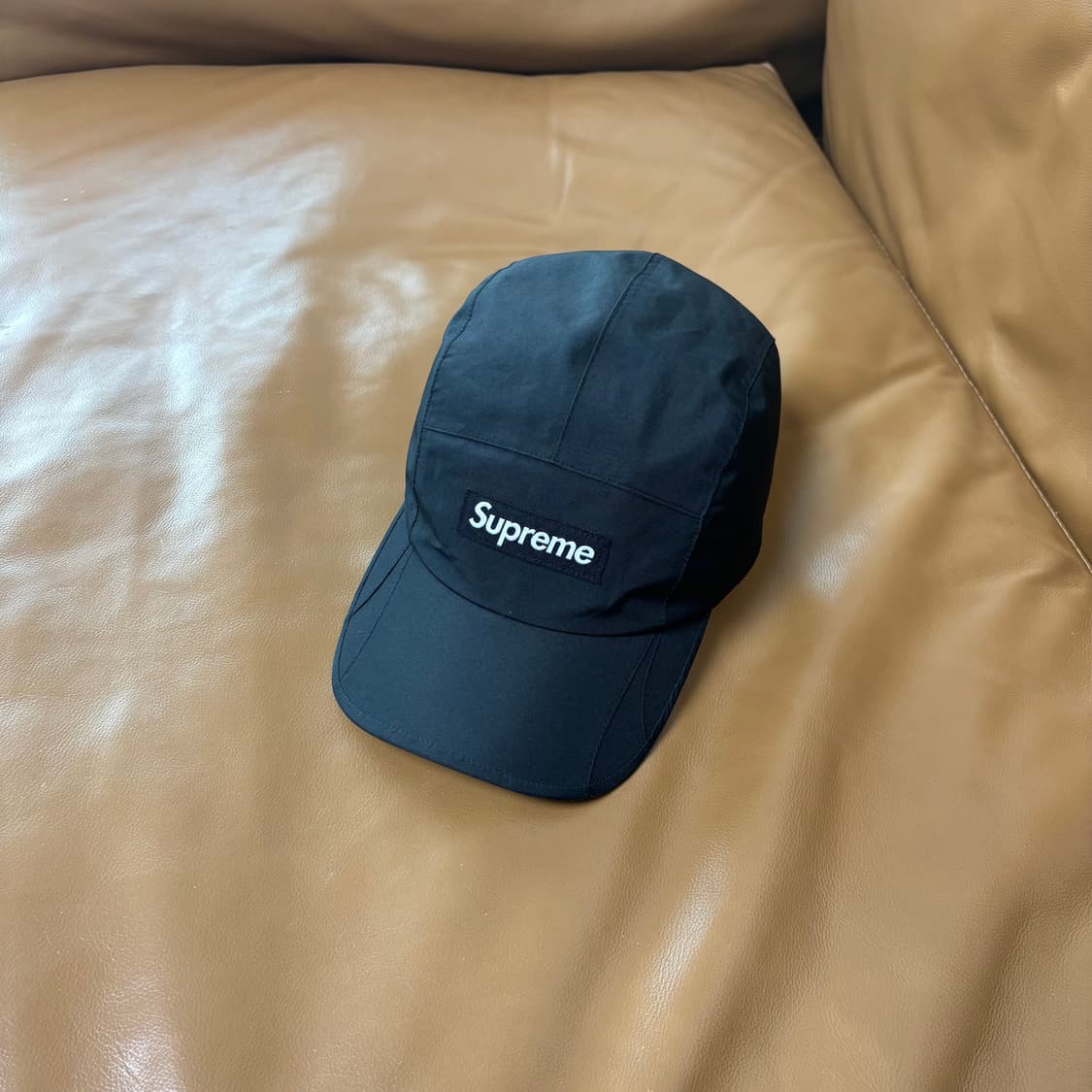 슈프림 캠프캡 모자 박스로고 22SS 팩라이트 고어텍스 블랙 상품이미지3