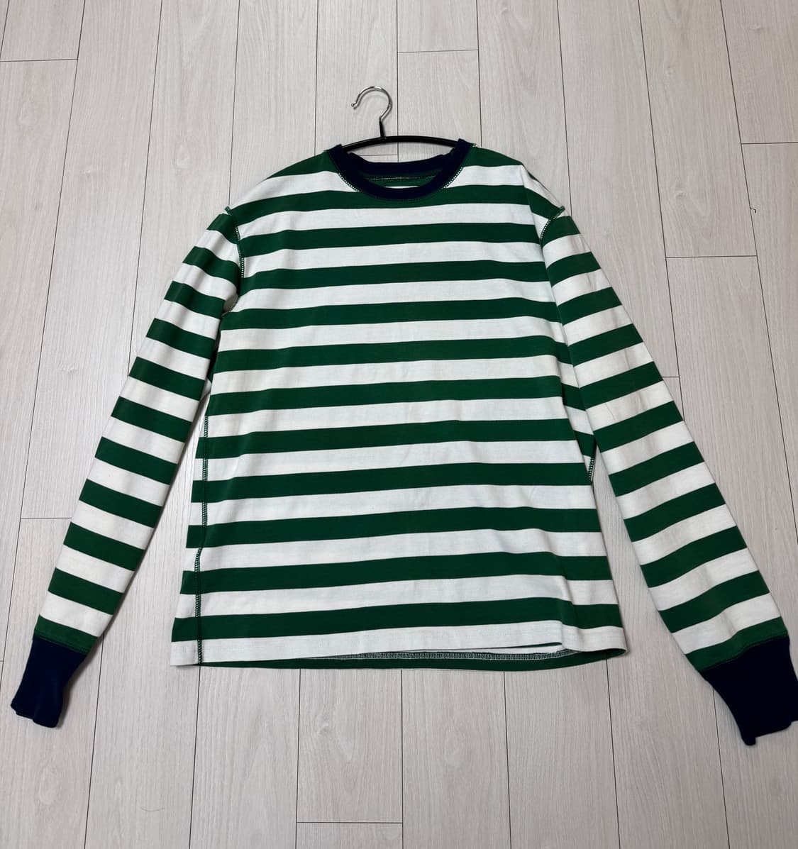 드레익스 롱슬리브 스트라이프 크루넥 티셔츠(긴팔) 상품이미지1