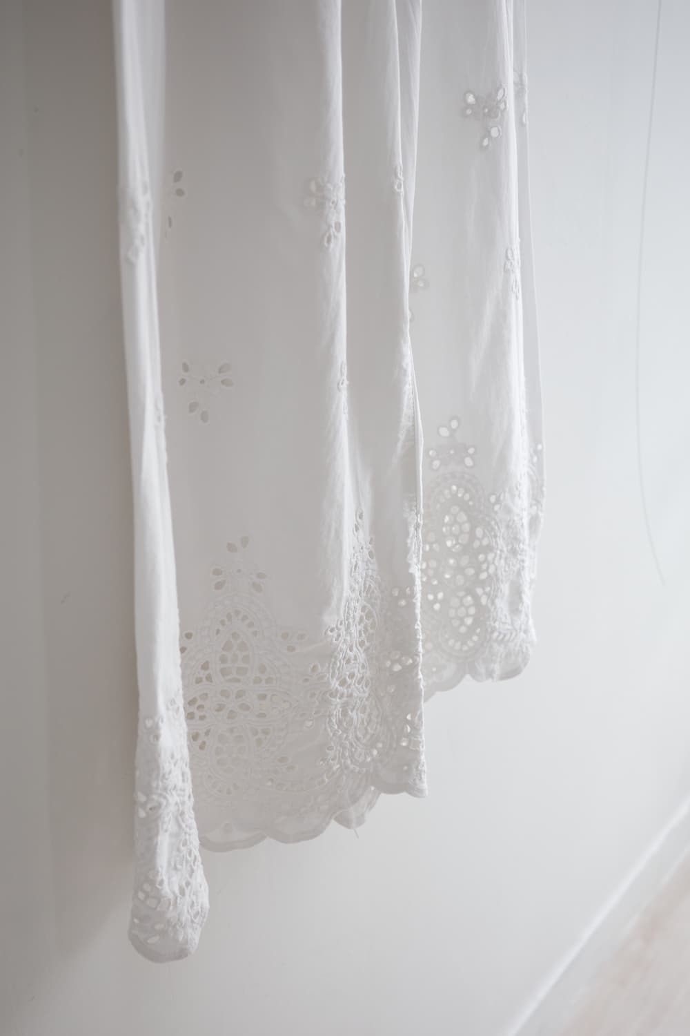  Pure white eyelet lace wide pants 상품이미지7