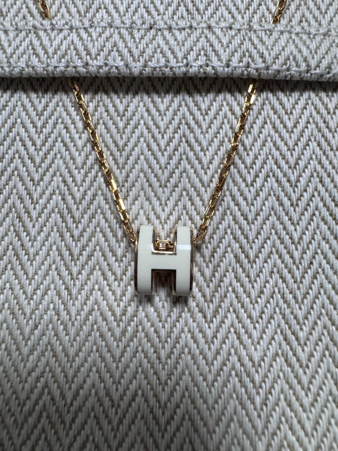 에르메스 미니 팝아슈 로즈골드 하드웨어&블랑 상품이미지2