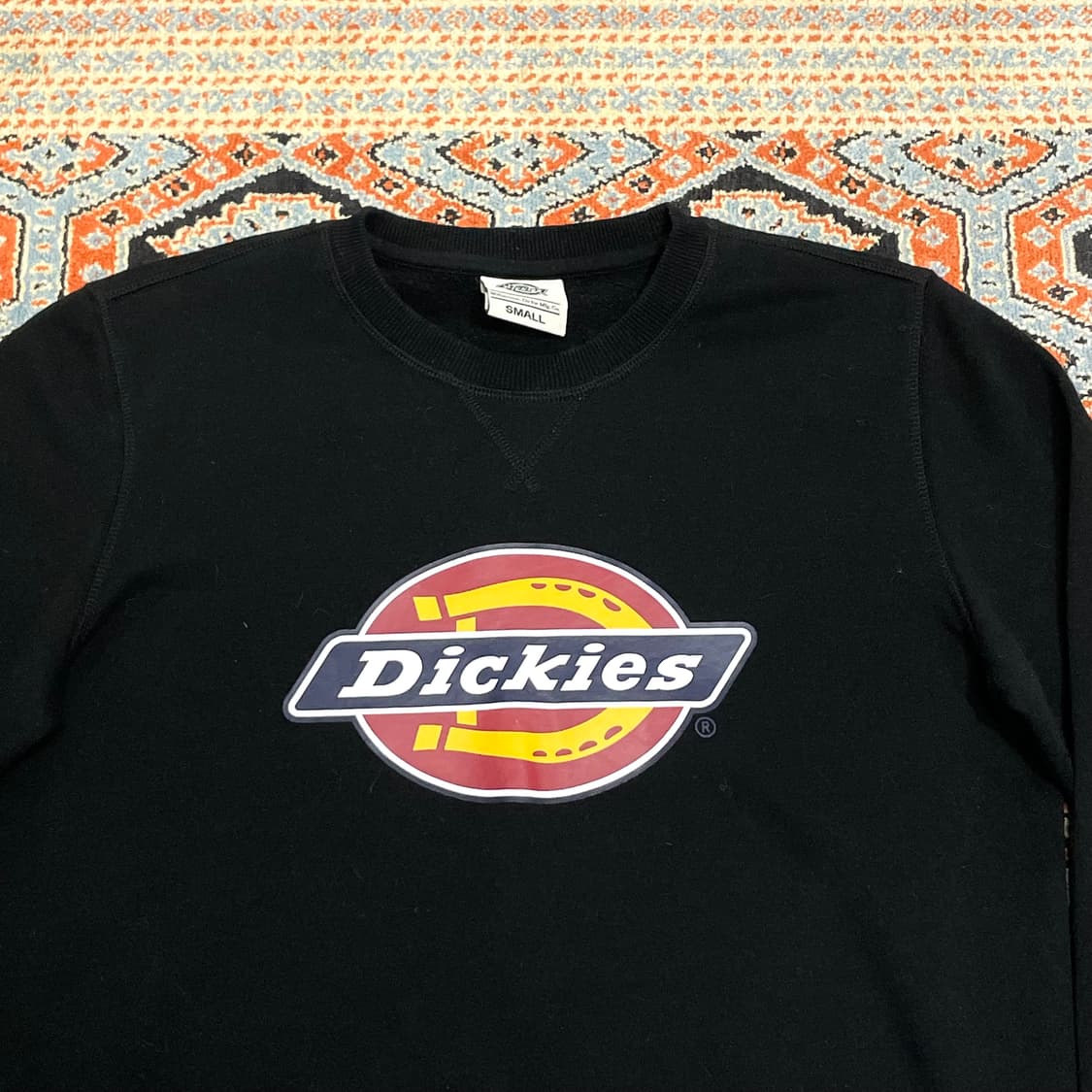 디키즈 시그니처로고 블랙 기모 맨투맨 여성S 상품이미지2