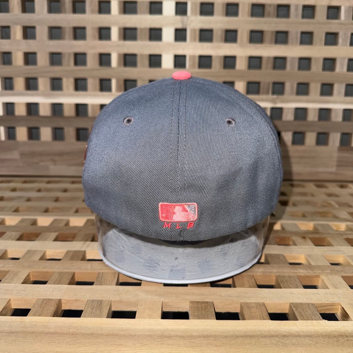 mlb 뉴욕 양키스 그레이/핑크 캡 상품이미지3