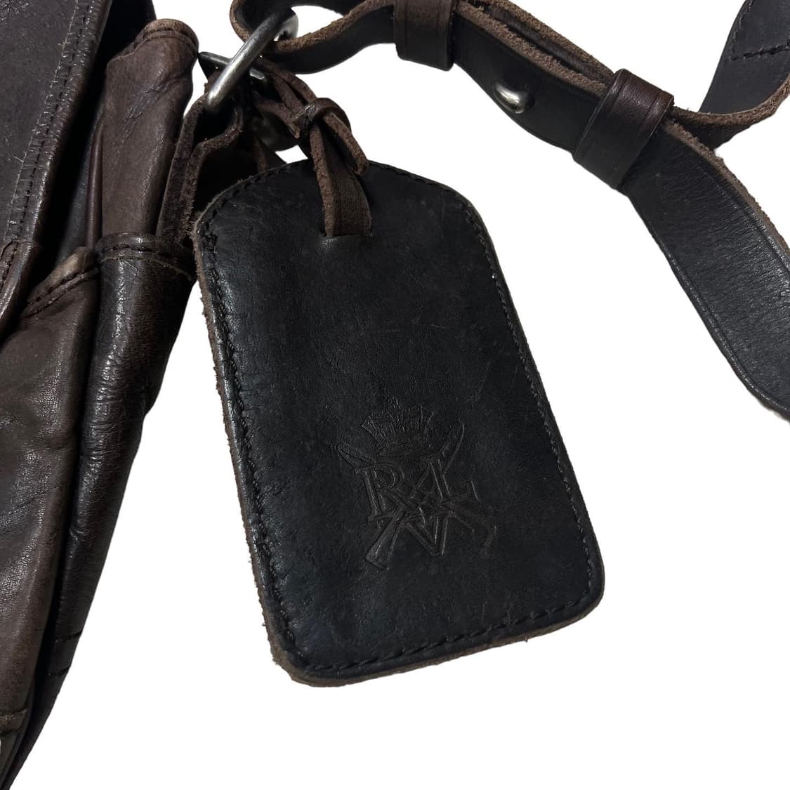 90s 폴로 랄프로렌 레더 크로스백 상품이미지2