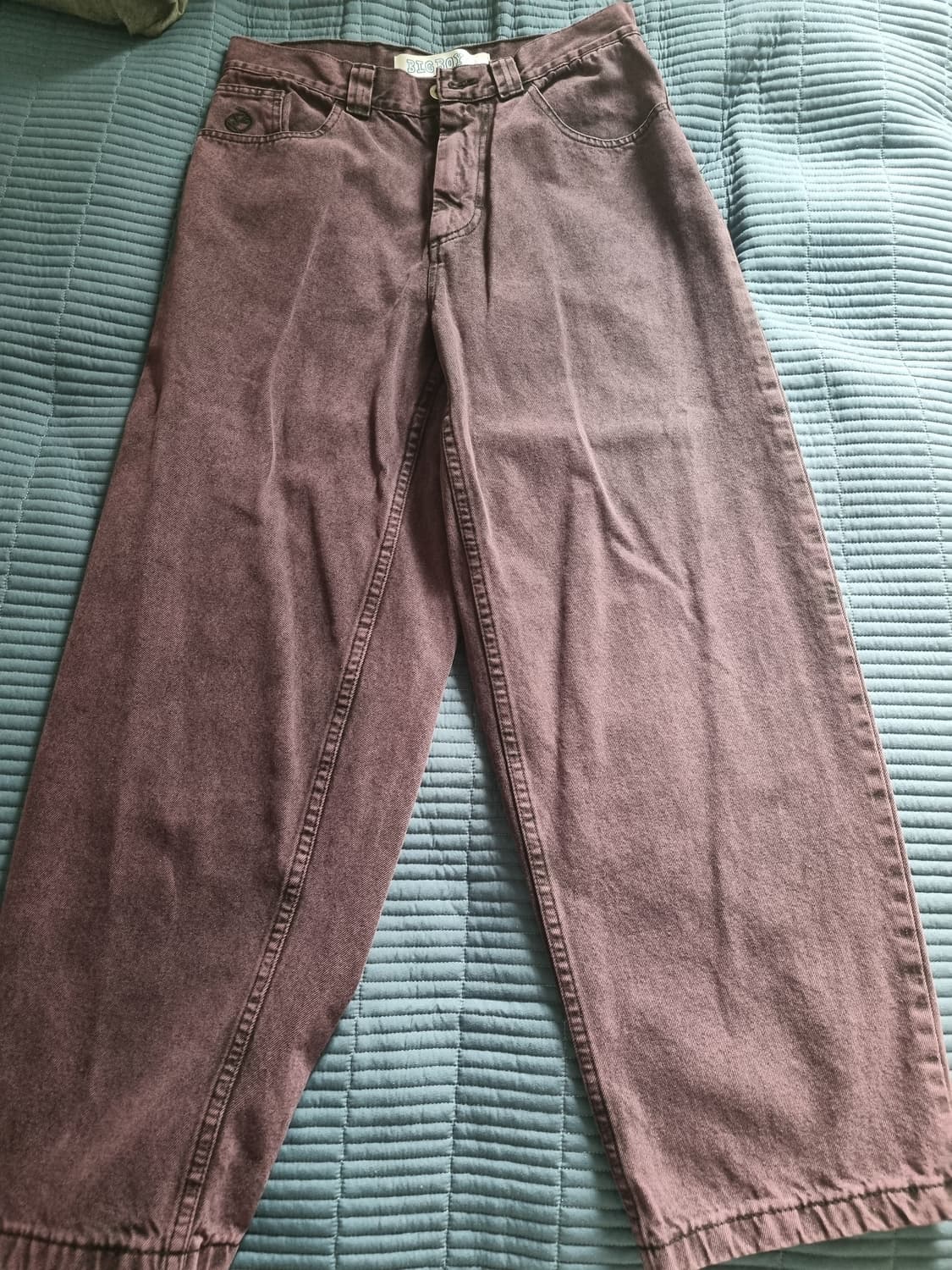 폴라스케이트 빅보이 팬츠 퍼플 블랙 S 상품이미지1