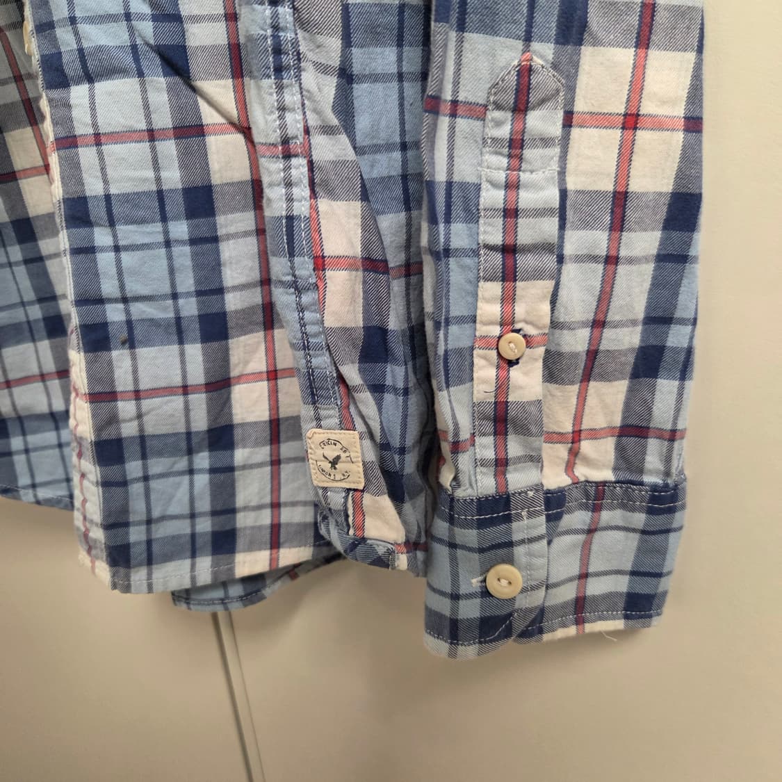 American Eagle 빈티지 체크 셔츠 L(100) 상품이미지5