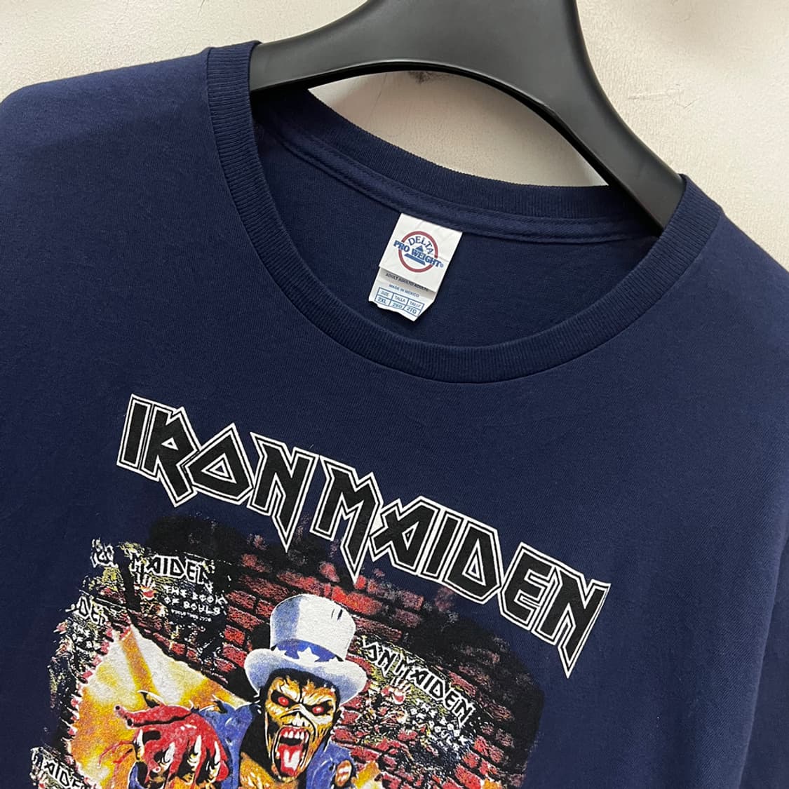 Delta IRON MAIDEN 아이언 메이든 락 밴드 반팔티 2XL 상품이미지3