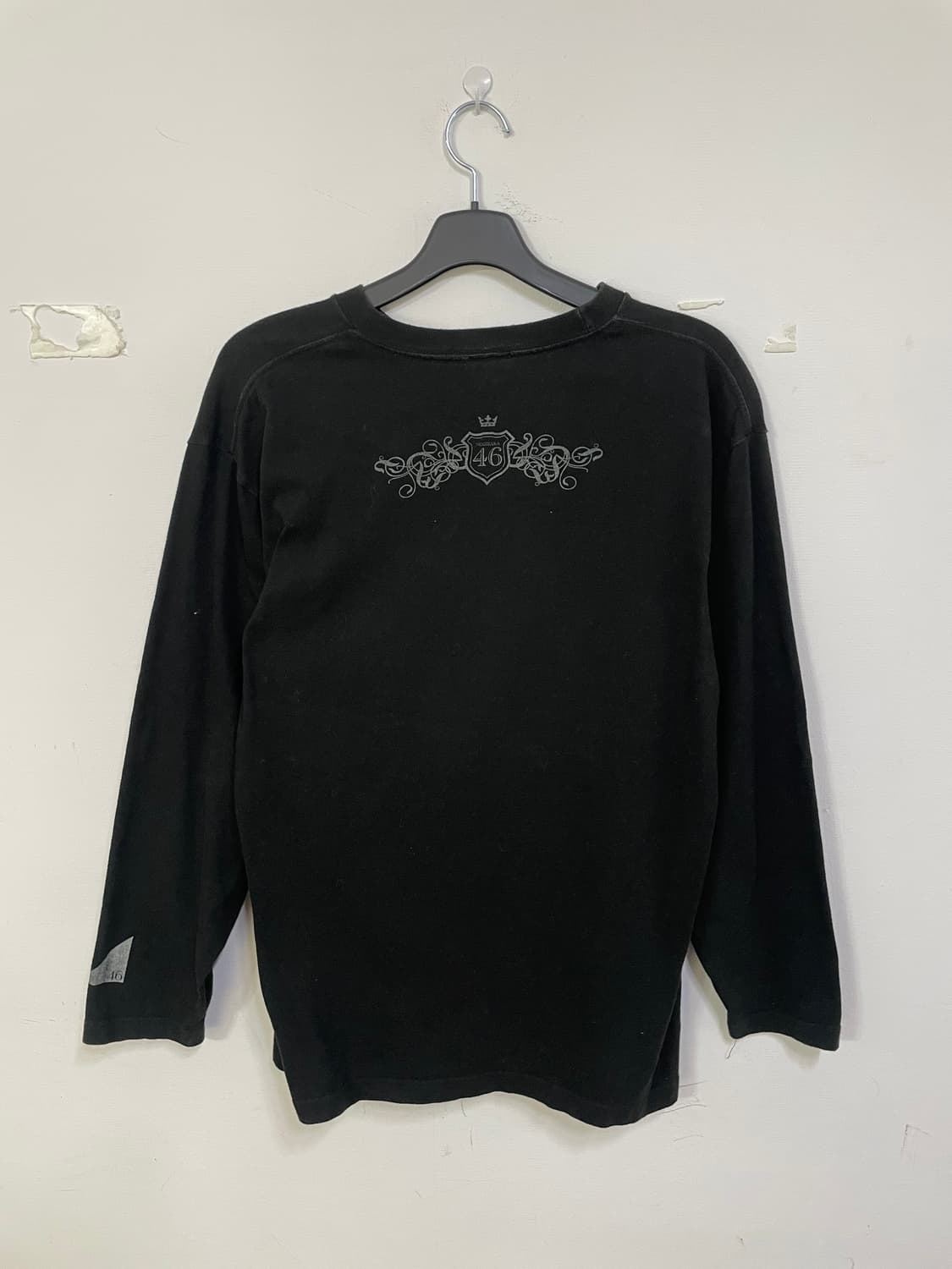 노기자카46 긴팔 티셔츠 블랙 상품이미지3