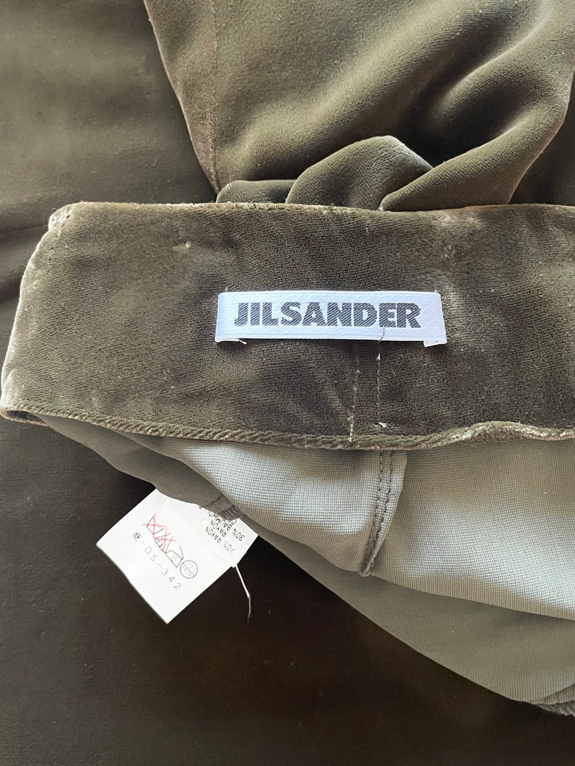 질샌더 1997 FW 벨벳 스커트 상품이미지4