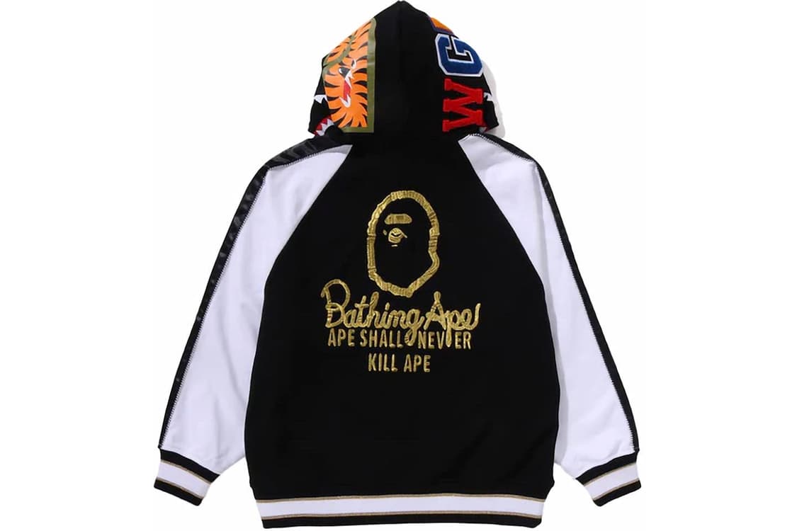 베이프 샤크 후드집업 L사이즈 상품이미지2