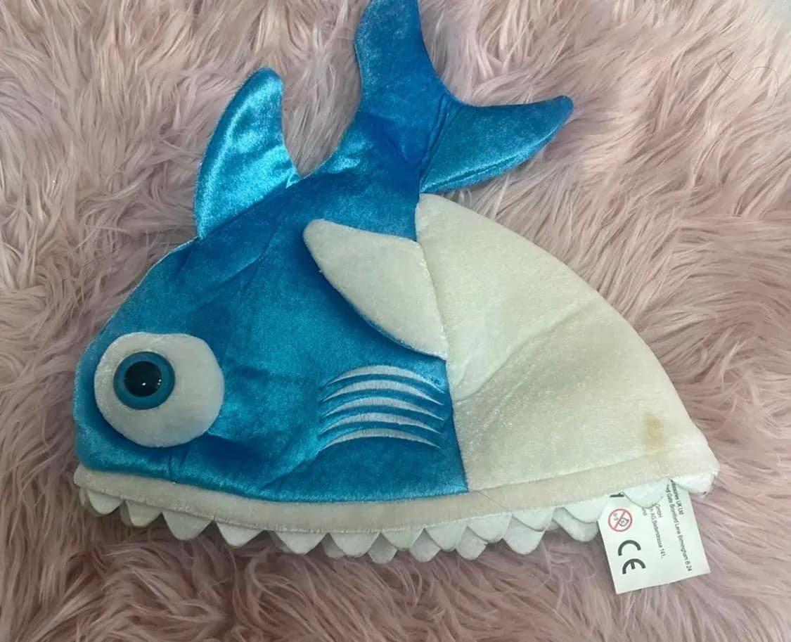 상어 인형 모자 고전 단종 한정판 산리오 프랑스 캐릭터 생선 이빨 빈티지 상품이미지2