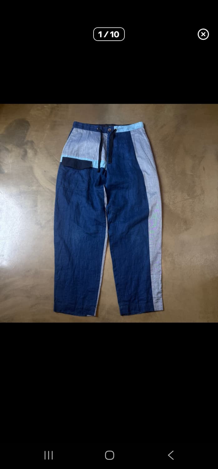 Y's by yohji yamamoto 라이트코튼 에스닉 팬츠 상품이미지1