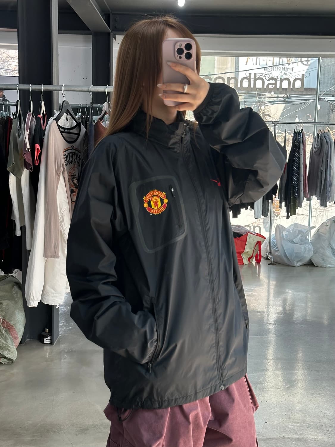 나이키 맨체스터 유나이티드 윈드브레이커 자켓 상품이미지3