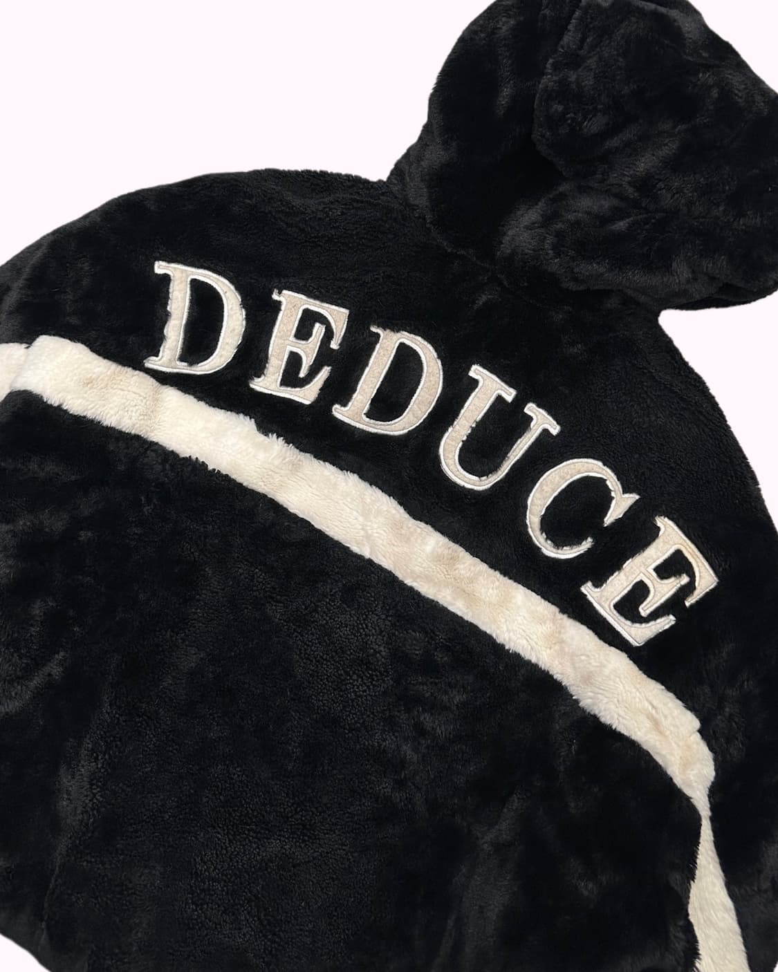 lettering fur hood jacket 상품이미지6
