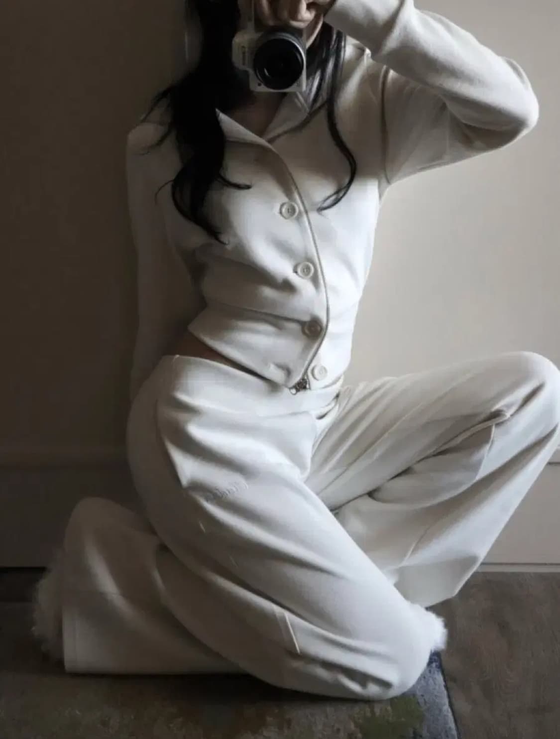 클라따 메이드 트레이닝 세트 크림 상품이미지2