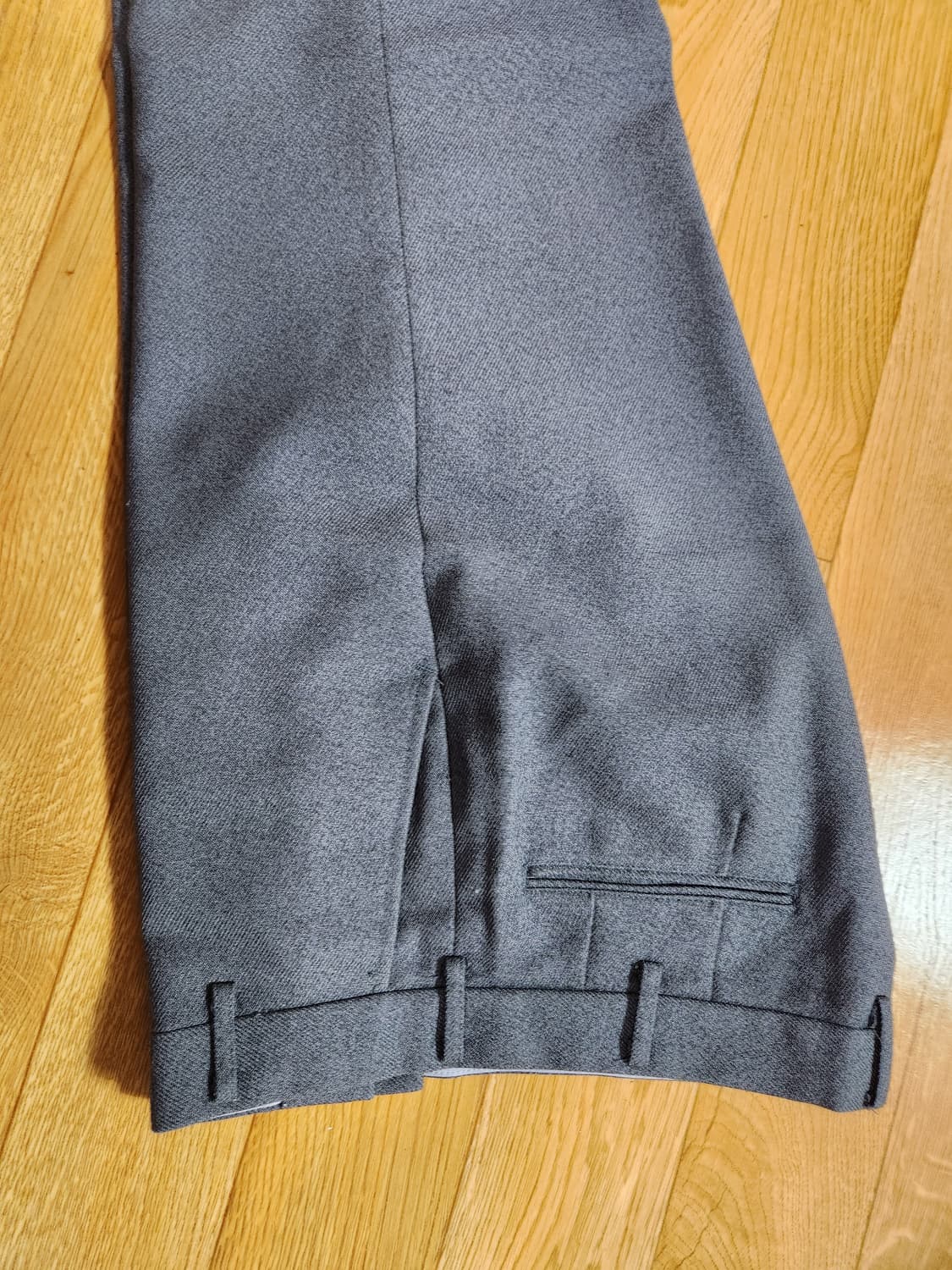 그레이 남성 정장 바지 슬랙스30 상품이미지3