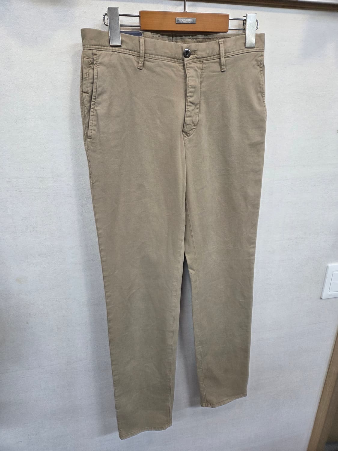 헤지스 여성 코튼 베이지 팬츠 74 허리 27 상품이미지6