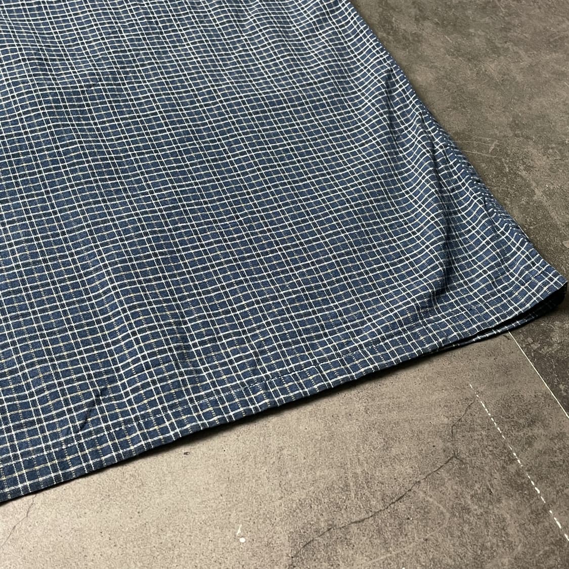 DICKIES 디키즈 빈티지 블루 체크 반팔 워크 셔츠 A00959 상품이미지9