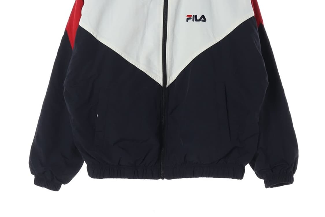 FILA 올드스쿨 배색 웜업 자켓 L  상품이미지6