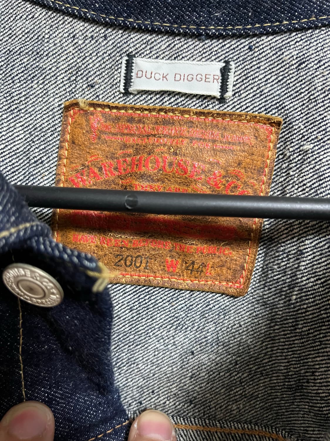 [44] 웨어하우스 덕디거 DD-2001XX T백 데님자켓 상품이미지3