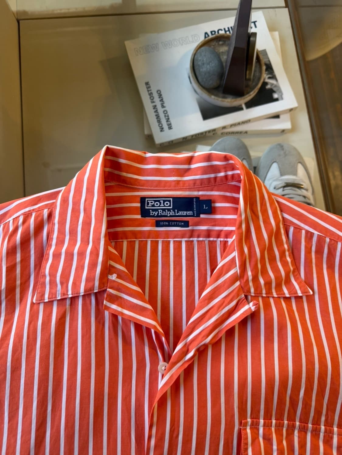 폴로 랄프로렌 오픈칼라넥 셔츠 105 상품이미지5