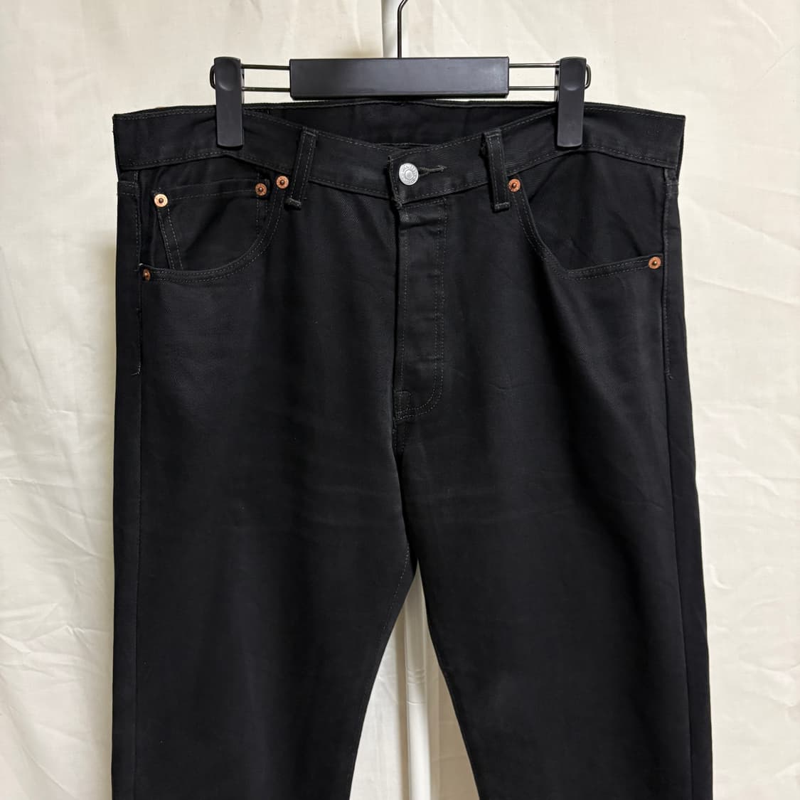 리바이스 501 스트레이트 블랙 팬츠 / W33, L34 상품이미지2