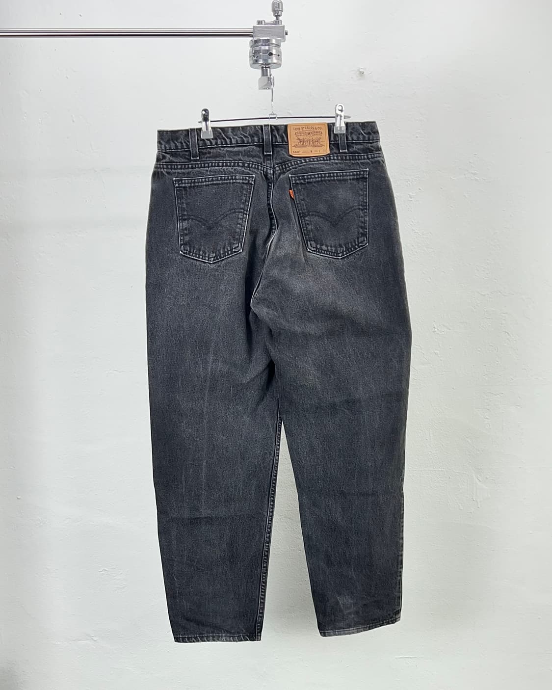 리바이스 560 가먼트 워시 릴렉스 오렌지 탭 데님 팬츠 상품이미지6