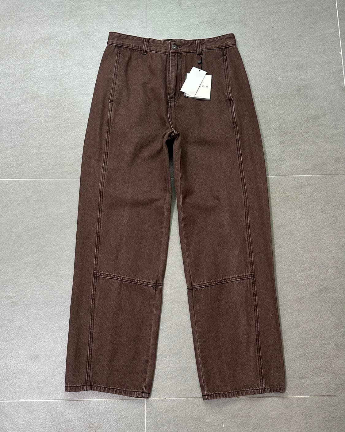 새상품(허단39)BESLOW 커브드 팬츠-M2135 상품이미지1