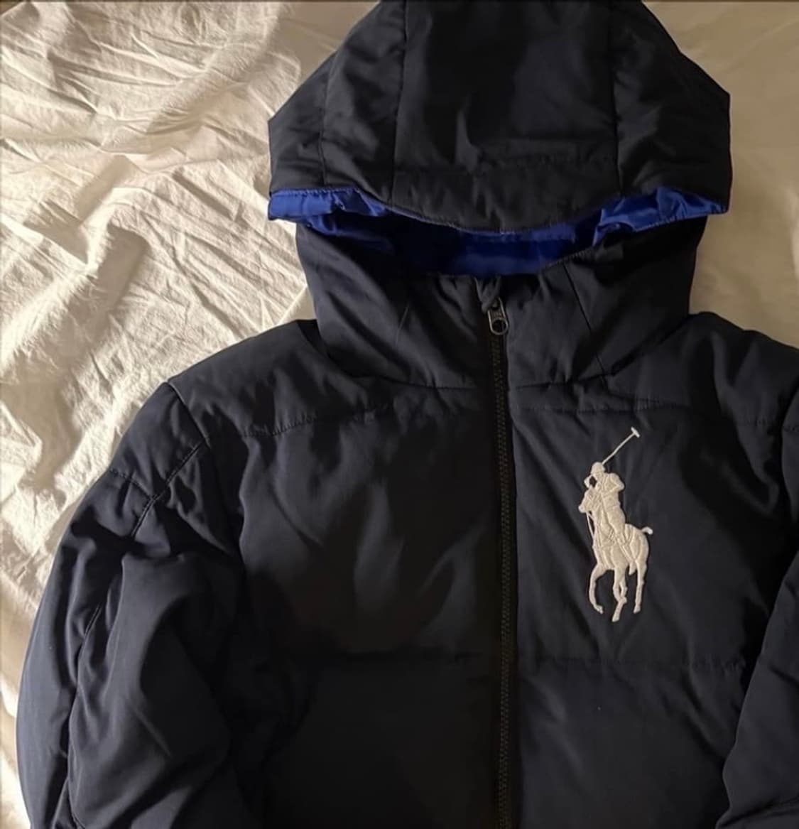 폴로 빅포니 패딩 네이비 상품이미지1