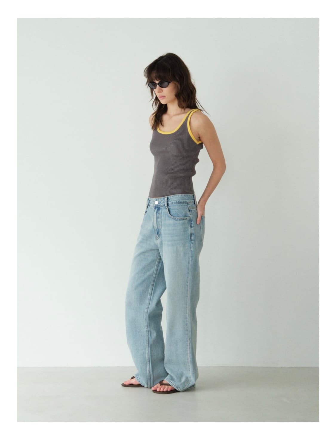 포니테일 본 벨라 청바지 Born Bella Loose-fit Jeans 상품이미지1