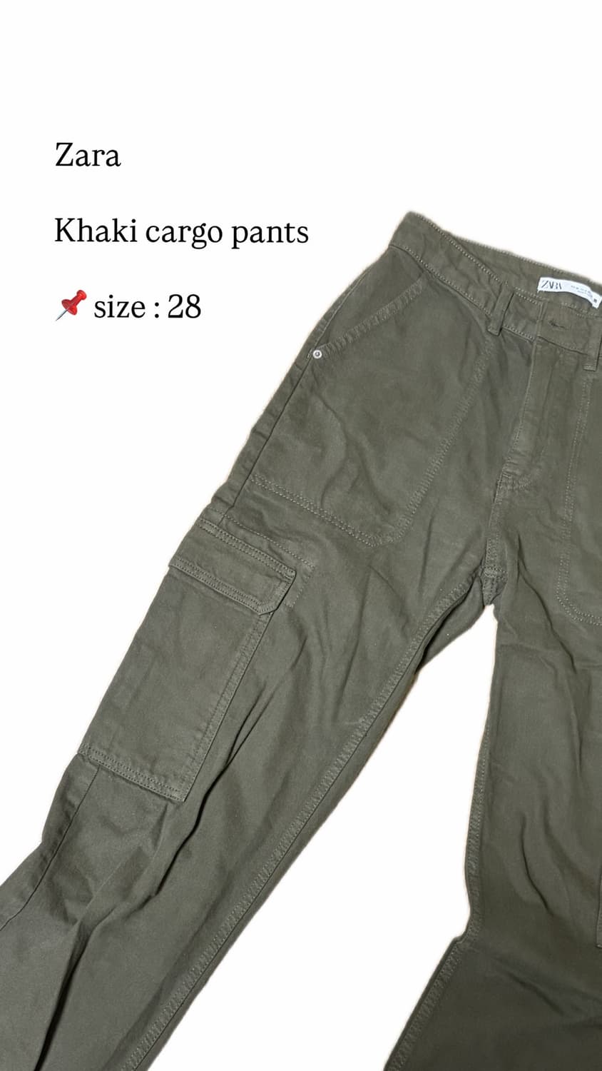 Zara cargo pants 자라 카고 팬츠 상품이미지1