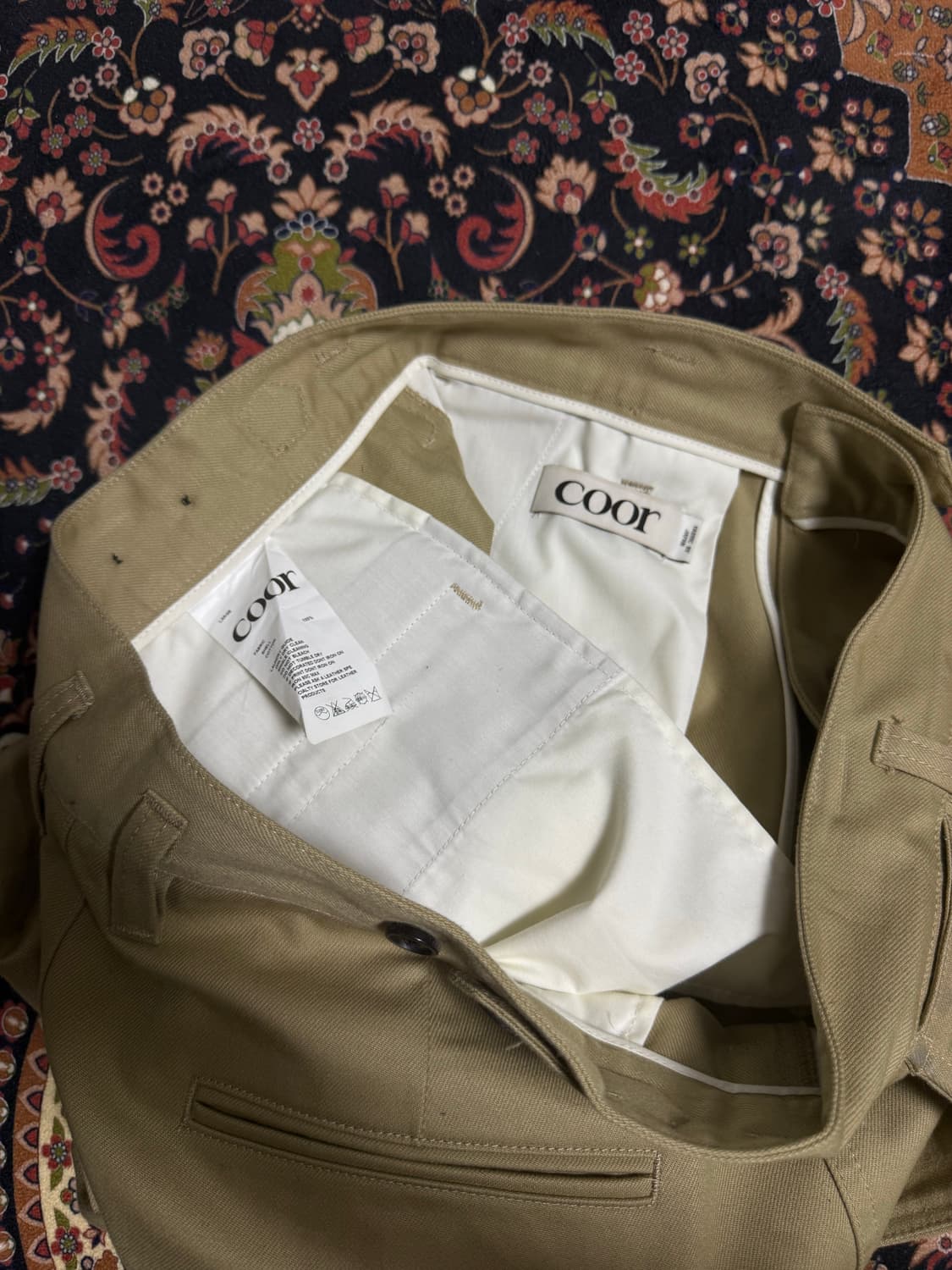 coor 베이지 팬츠 상품이미지3