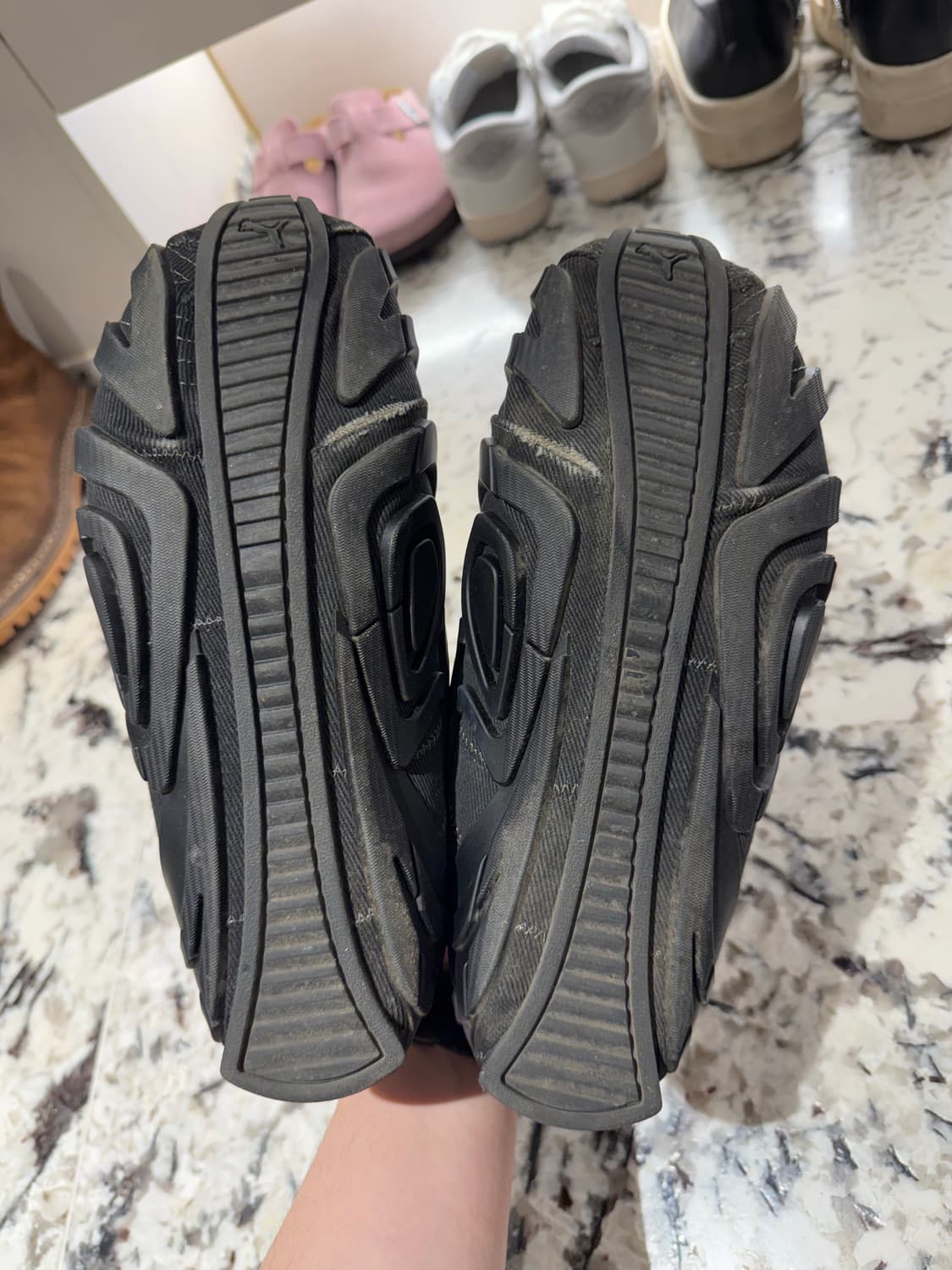 PUMA 푸마 x 노페이스 스튜디오스 탈론 OG 플랫 미디엄 그레이 상품이미지6