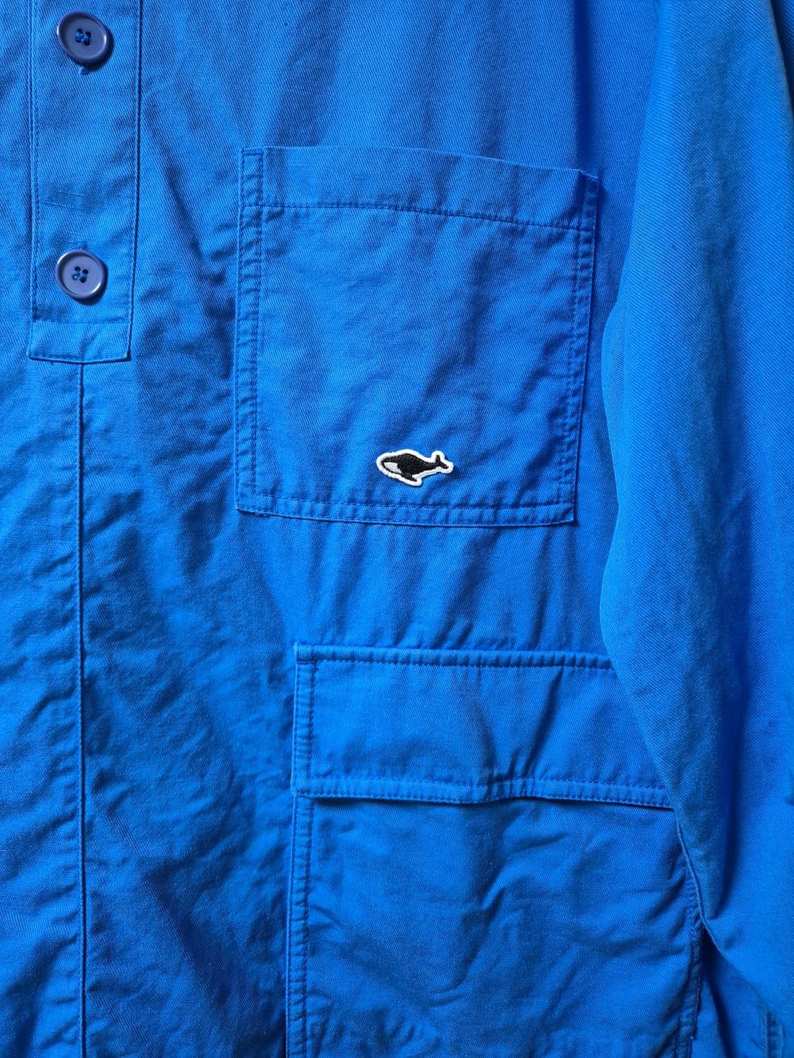 네이더스 블루 아노락 셔츠 5사이즈 상품이미지2