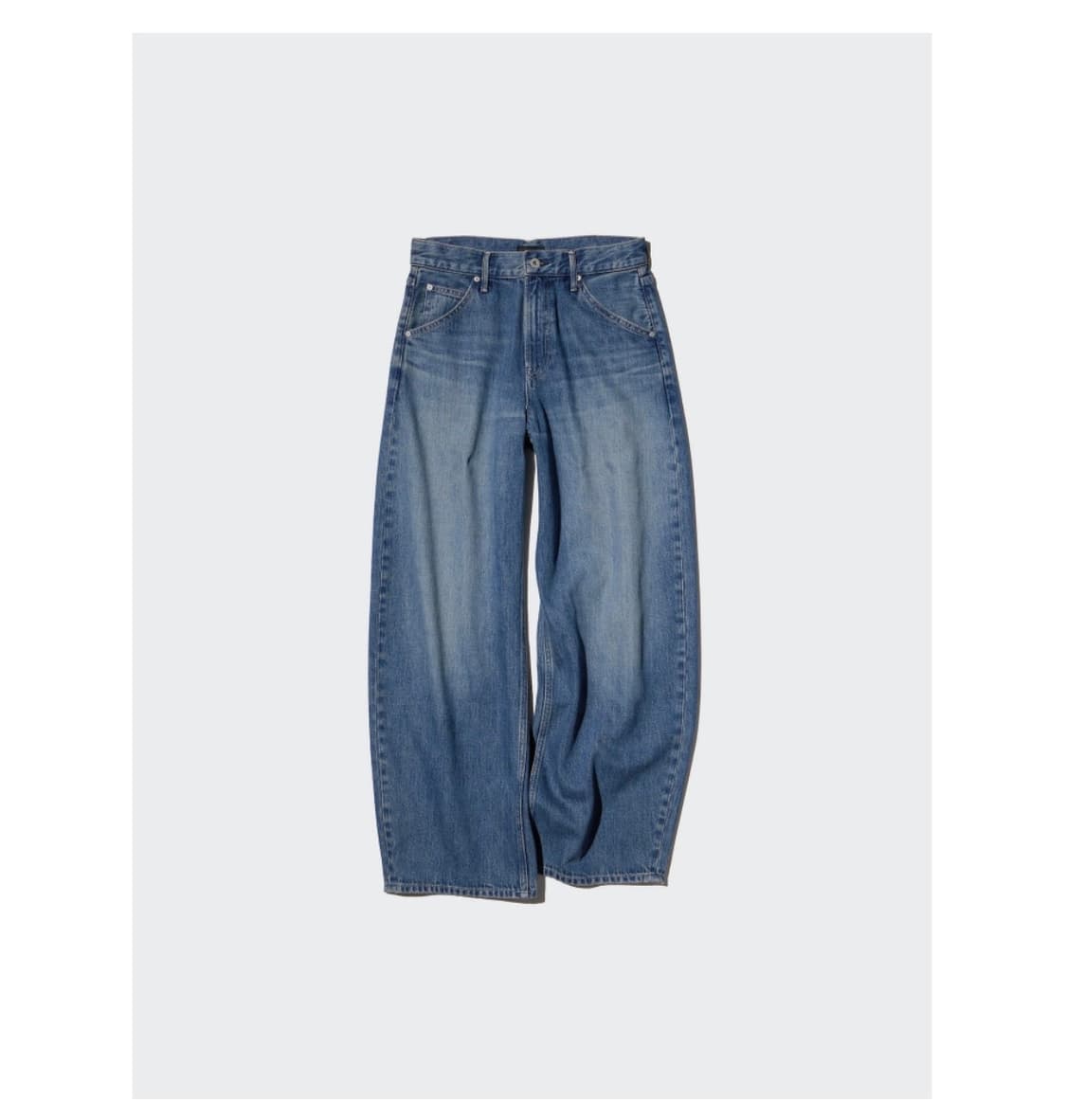 유니클로 배기커브진 67블루 32 34사이즈 상품이미지2