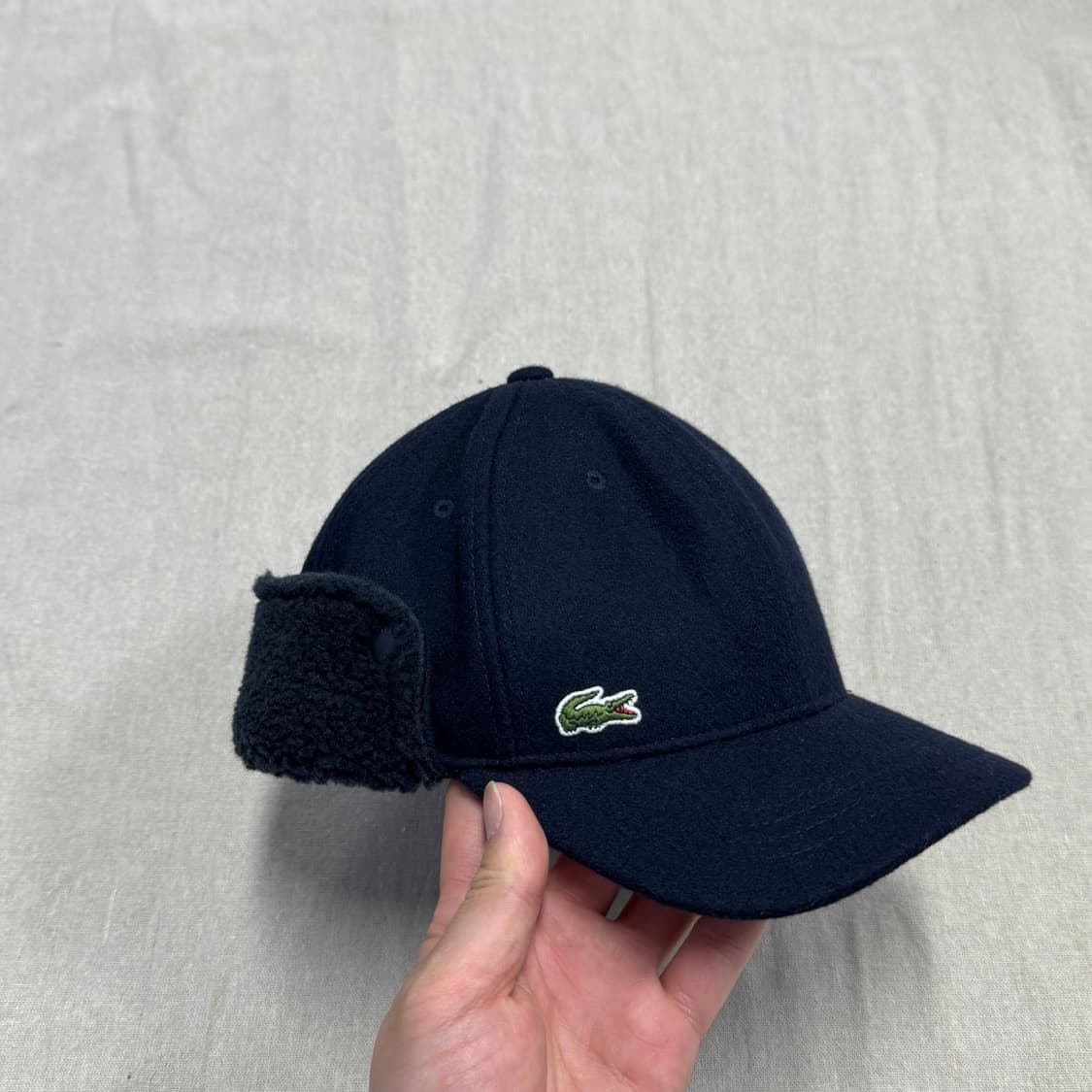 라코스테 울 후리스 군밤모자 볼캡  상품이미지2
