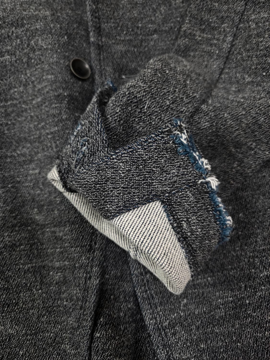 ARMURE JAPAN 멜란지 그레이 커팅 재킷 상품이미지5