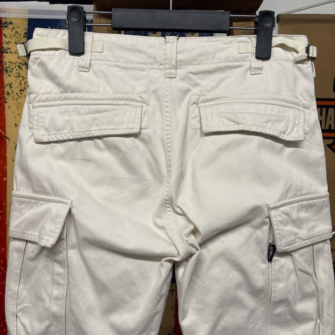 90s 아비렉스 헤비코튼 에어로 카고팬츠 사이드탭 N764 상품이미지7