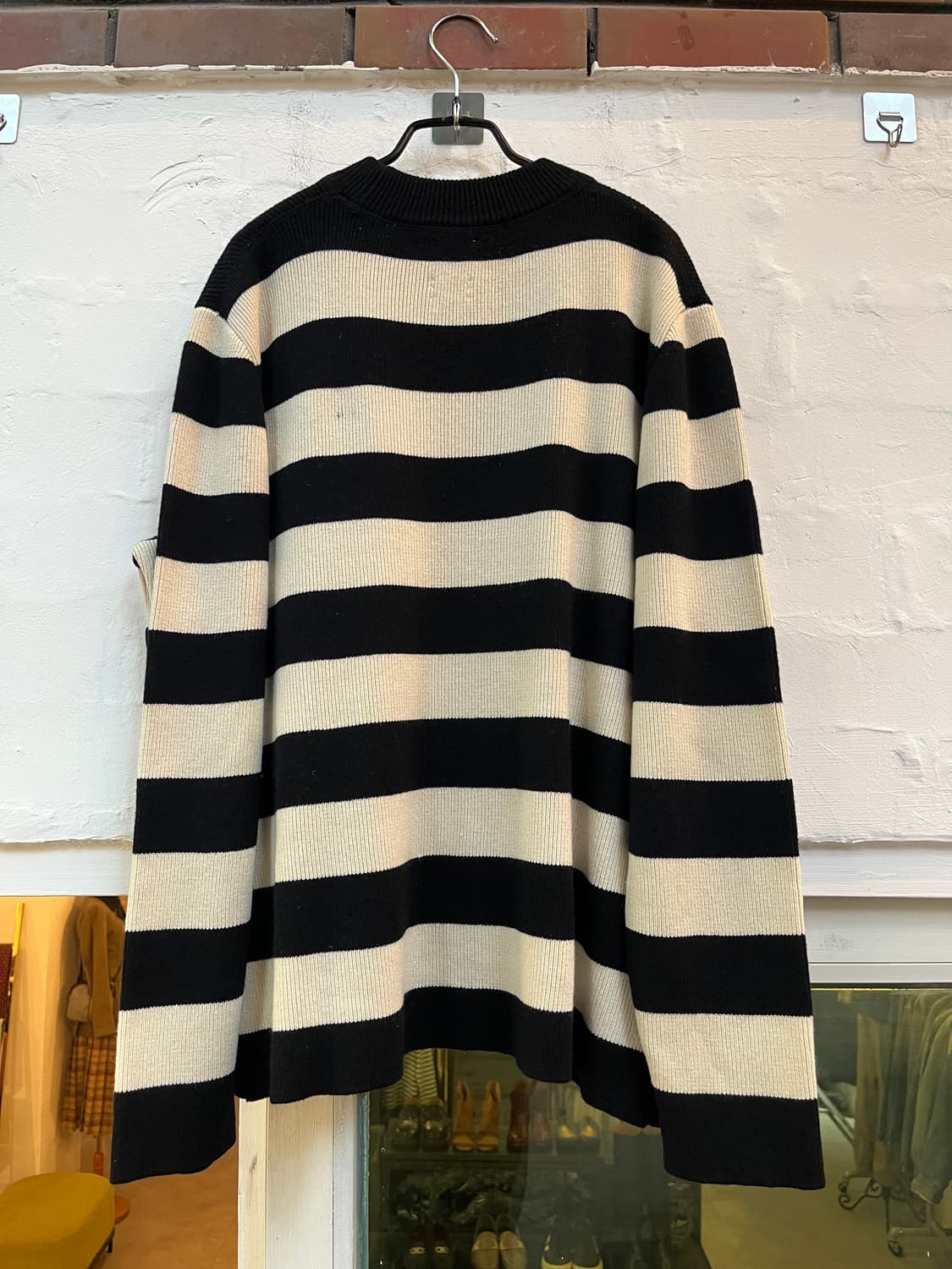 Gap X Ami 스트라이프 울 캐시미어 혼방 니트 스웨터 L 상품이미지8