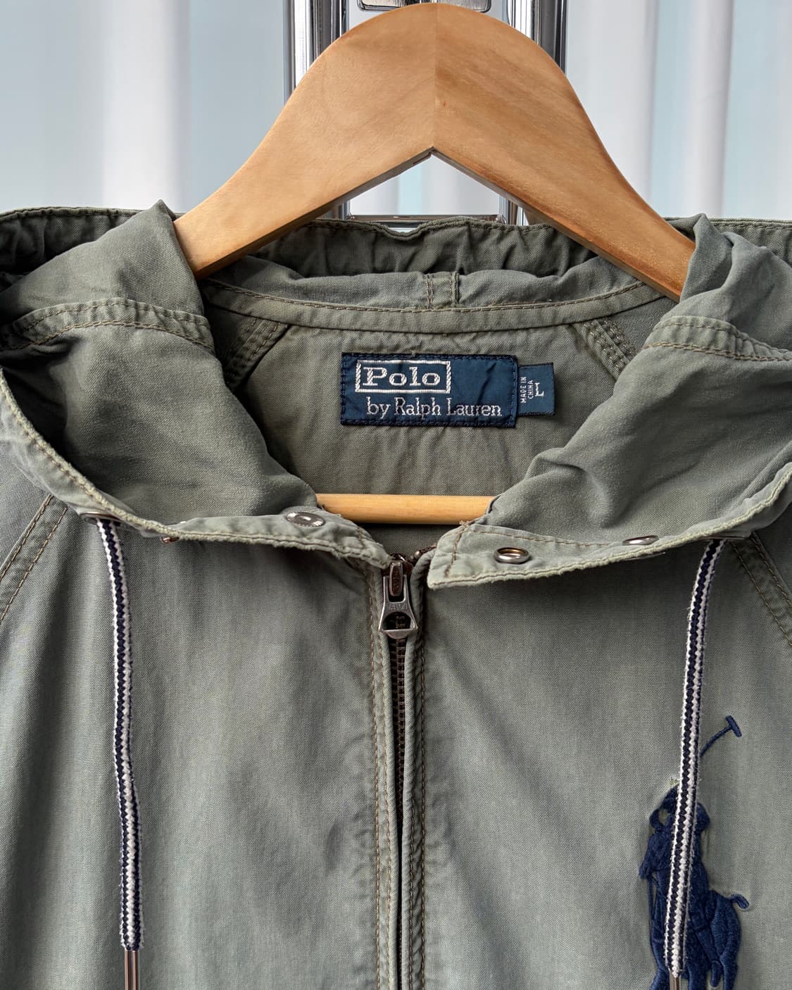 [L]폴로 랄프로렌 빅포니 코튼 후드 자켓 상품이미지5